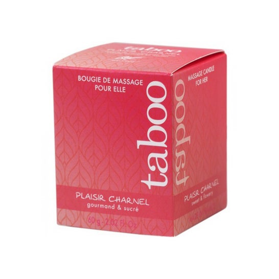 Ruf Taboo Vela de Masaje para Ella Plaisir Charnel Aroma Flor de Cacao 60g