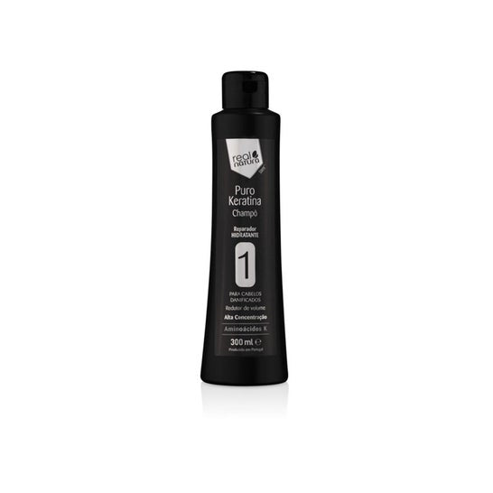 Real Natura Puro Keratina Champú Hidratante Reparador 1 300 ml