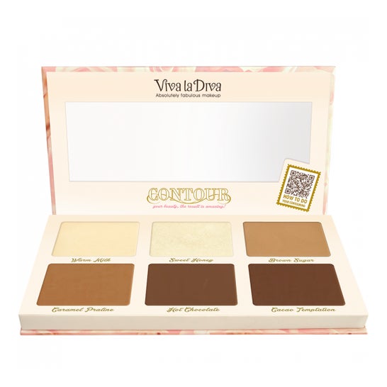 Viva la Diva Cream Contour Palette Medium Dark 18g