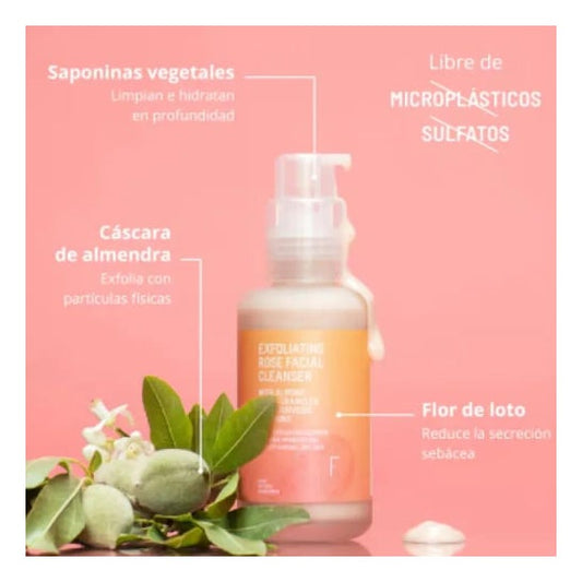 Freshly Cosmetics Exfoliating Rose Facial Cleanser 100ml
