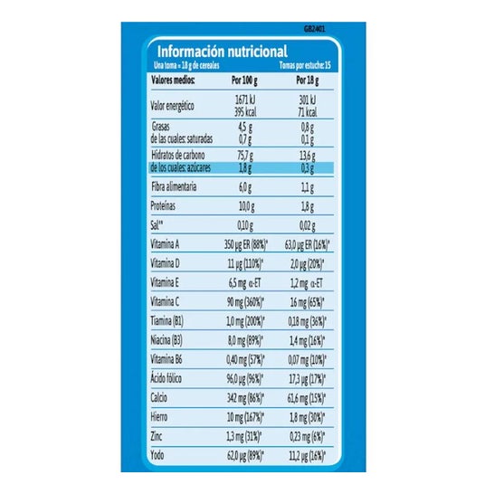 Gerber Multicereales 0% 0% Galleta 270g