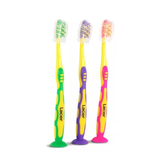 Lacer Júnior Cepillo Dental con Ventosa 1 ud