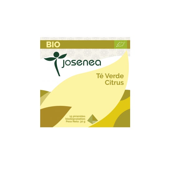 Josenea Té Verde Citrus BIO 15 pirámides en sobre