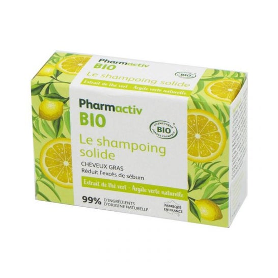 Pharmactiv Shampooing Solide pour Cheveux Gras 60g