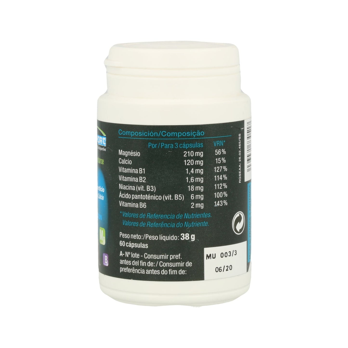 Nutergia Ergysport Recup 60 Caps