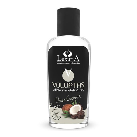 Luxuria Voluptas Gel Masaje Comestible Efecto Calor Coco y Crema 100ml