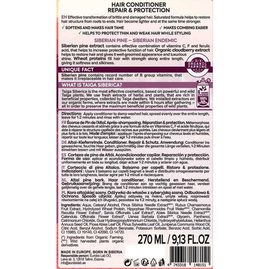 Natura Siberica Acondicionador Capilar Reparación y Protección 270ml