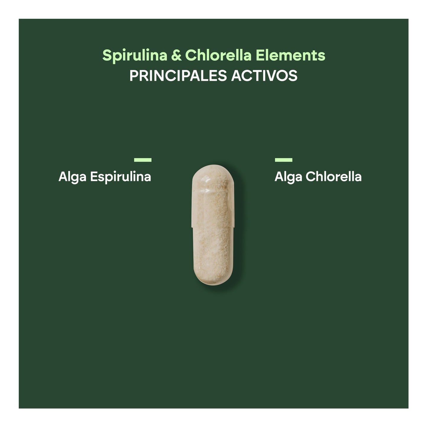 Nutralie Espirulina & Chlorella 1800mg Vegana 180caps