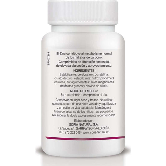 Soria Natural Zinc 350mg 200comp
