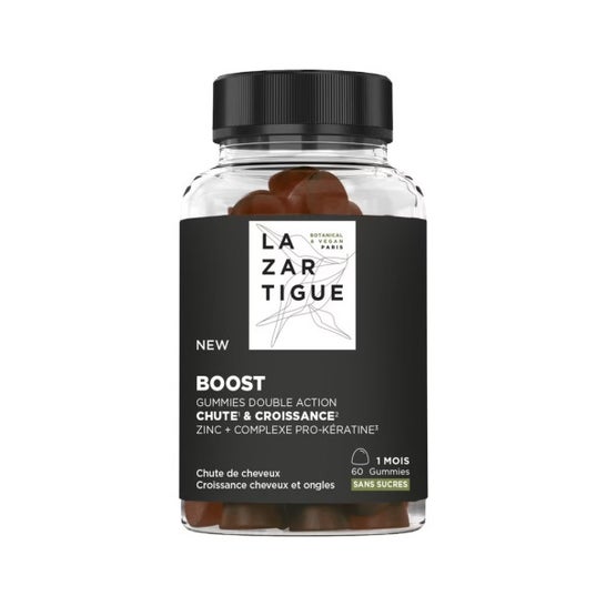 Lazartigue Boost Gummies Anticaída y Crecimiento 60uds