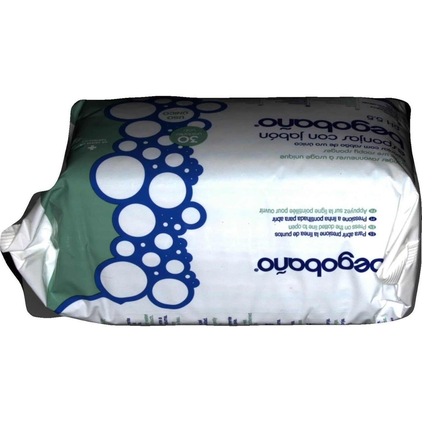 Begobaño esponja enjabonada desechable 30uds