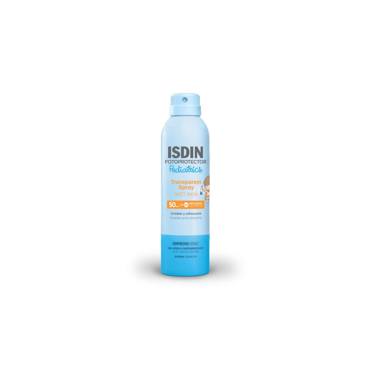ISDIN Fotoprotector Pediatrics Transparent Spray Wet Skin SPF50 250ml