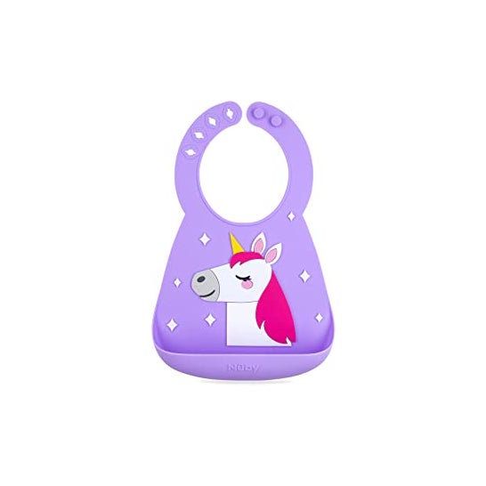 Nuby Babero Unicornio +12 Meses 1ud