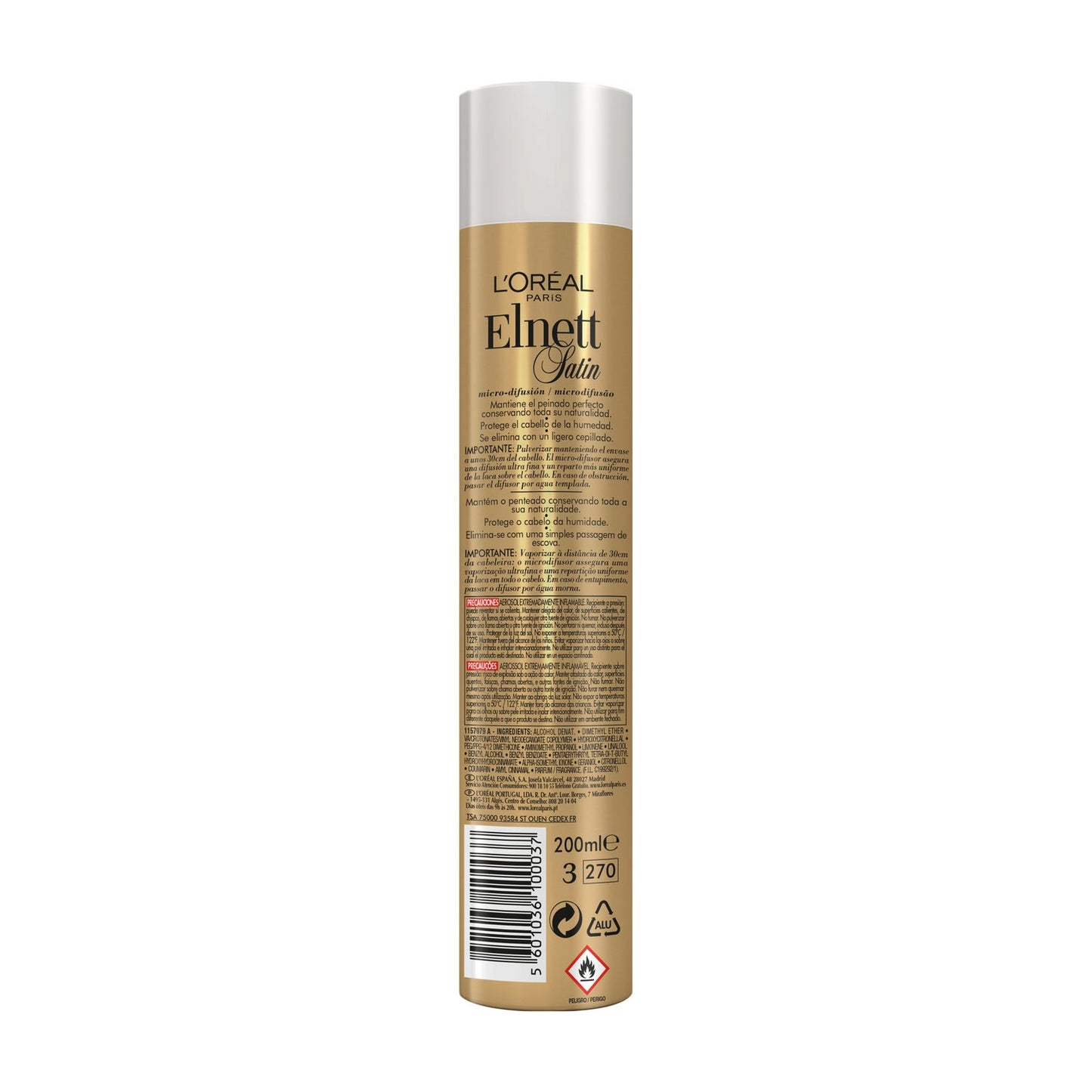Loreal Elnett Laca Fuerte Spray 200ml