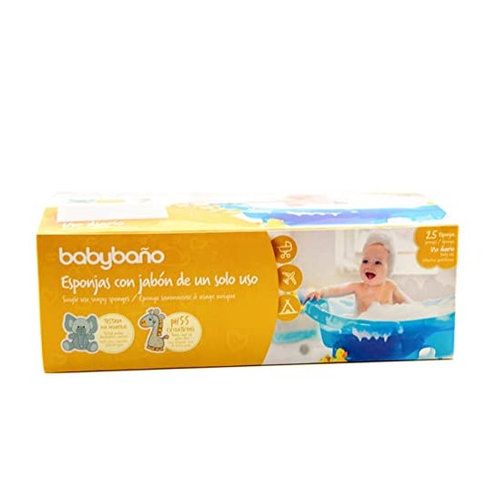 Babybaño Esponja Jabonosa De Un Solo Uso Para Bebés