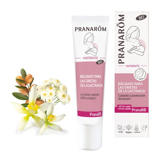 Pranarôm PranaBB Maternidad Bálsamo para las Grietas de la Lactancia BIO 15ml