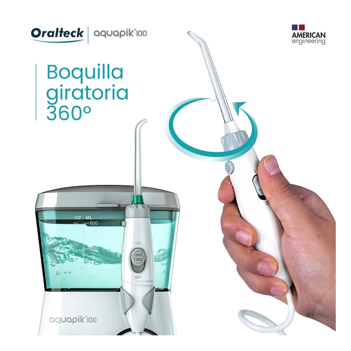 Aquapik 100 Irrigador Dental y Nasal Profesional