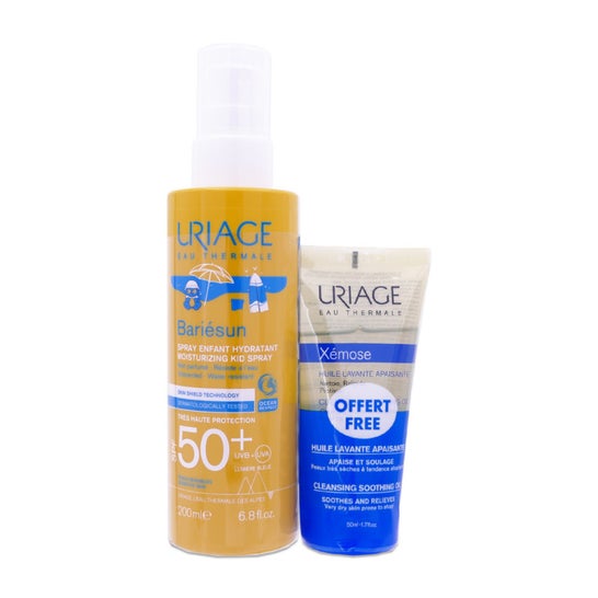 Uriage Set Bariésun Spray Infantil Spf50+ 200ml + Xémose Aceite 50ml