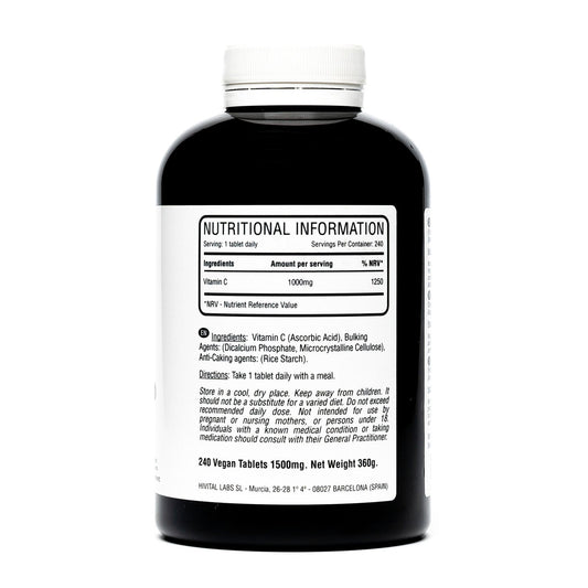 Hivital Foods Vitamina C 1000 mg 240 comp (8 meses)