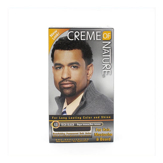 Creme Of Nature Mens Tinte Cabello 4.0 Rich Black 1ud