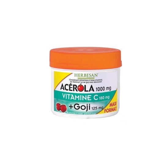 Herbesan Acerola 1000 + Goji Maxi Pot 90 comprimidos