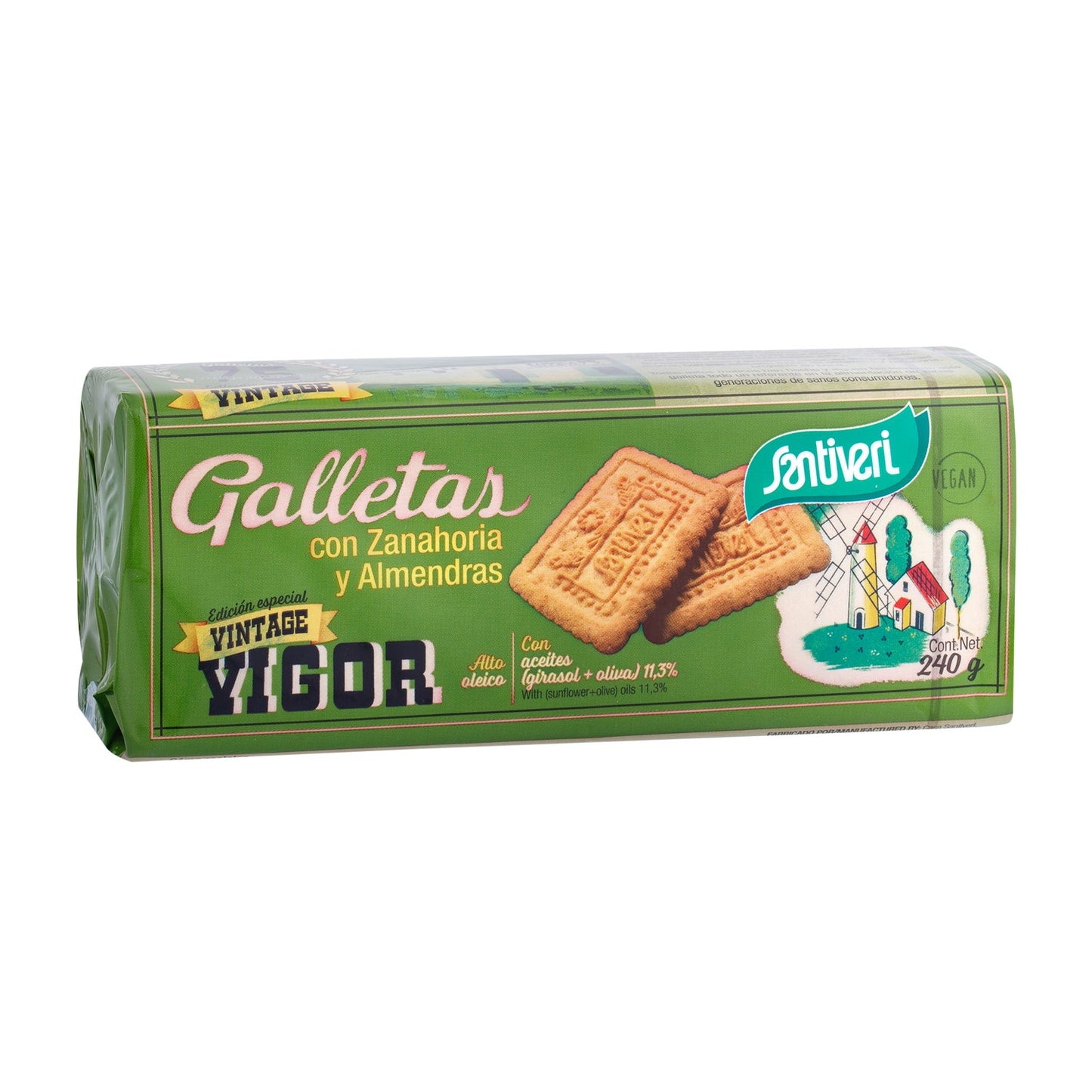 Santiveri Galleta Zanahoria + Almendra 240 g