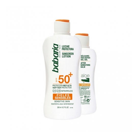Babaria Solar Leche Corporal Piel Sensible Spf50+ 200ml + After