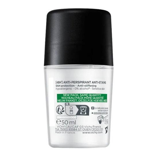 Desodorante Vichy Homme - Anti-Stain Roll On Ball 50ml