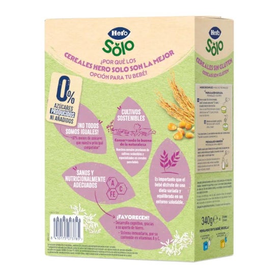 Hero Papilla Cereales Sin Gluten 340g