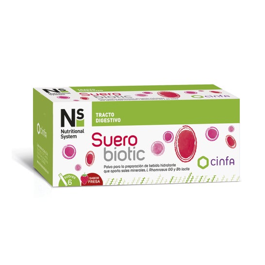 Cinfa Ns Suerobiotic Fresa 6 sobres