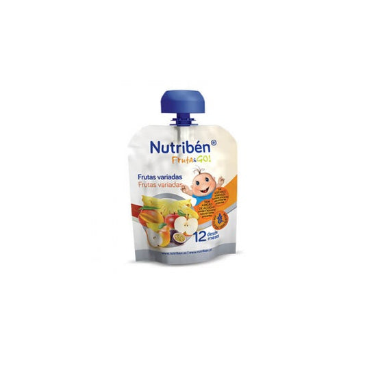 Nutriben Fruta&go Frutas Variadas 90 G