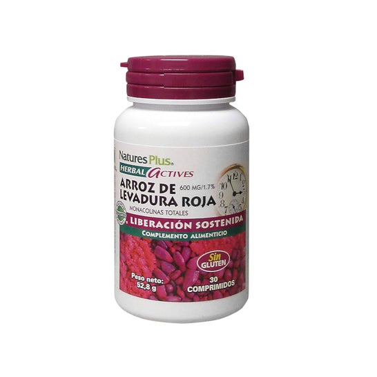 Natures's Plus Levadura Arroz Rojo 30Comp