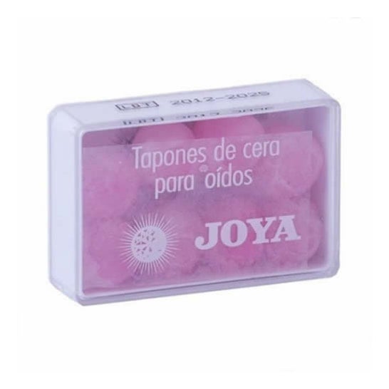 Joya tapones oídos cera con algodón 18uds