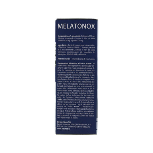 Dietmed Melatonox Melatonina Valeriana & Triptofano 60 comp