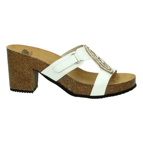 Scholl Sandalia Polidora Blanco Talla 38 1 Par