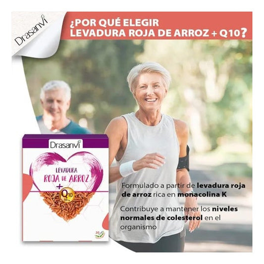 Drasanvi Levadura Roja de Arroz + Q10 30caps
