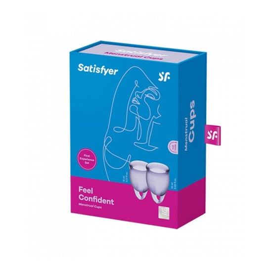 Satisfyer Feel Confident Copa Menstrual Lila 2uds