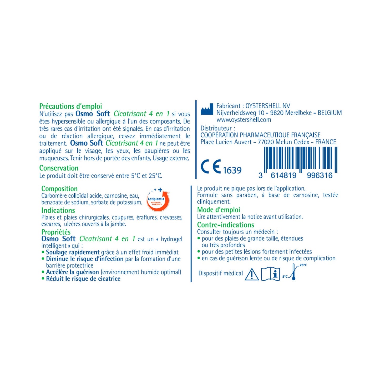 OsmoSoft Gel Cicatrizante 4 en 1 50g