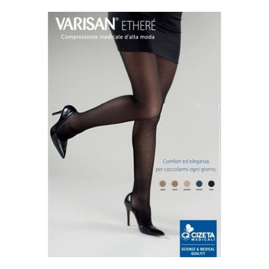 Varisan Éthéré 2 Calcetín Negro Talla 2N 1 Par