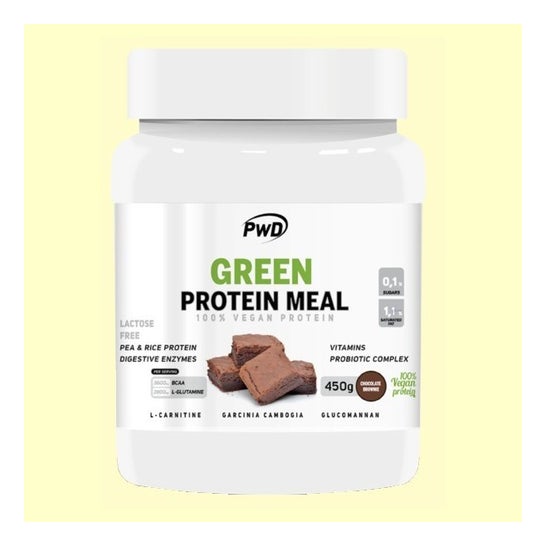 Pwd Green Protein Meal Chocolate Brownie 450 g