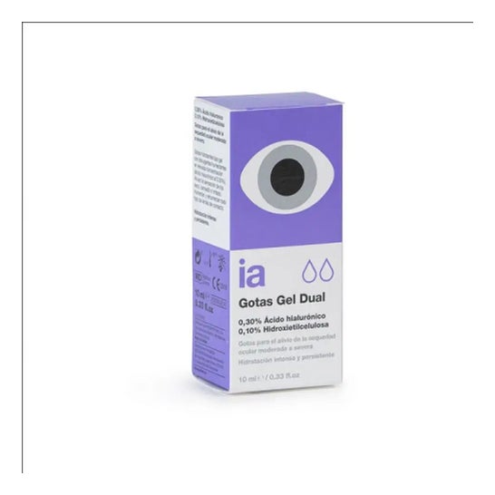 Interapothek Gotas Oftálmicas Gel Doble Humectación 10ml
