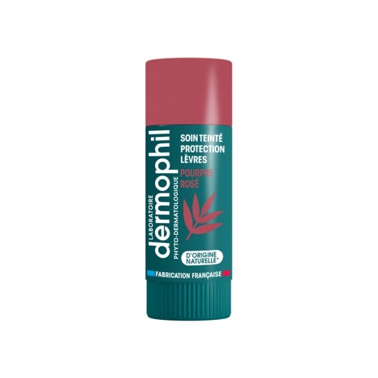 Dermophil Stick labial tintado rosa púrpura 4g