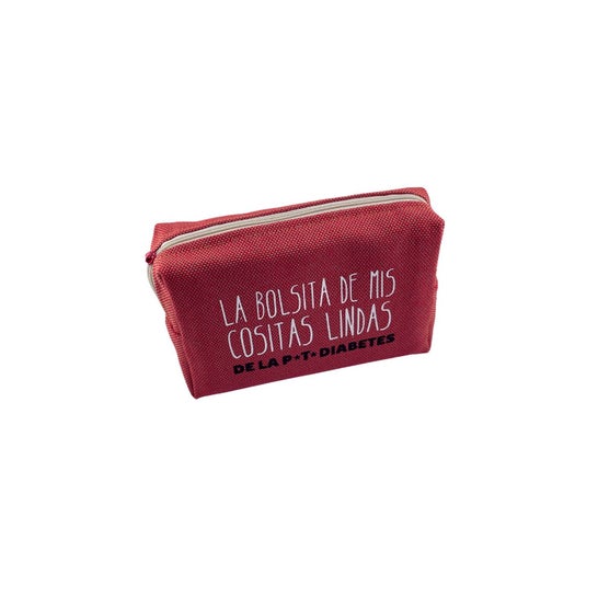 Ikooki "Bolsita Cositas" Estuche Diabetes Rojo 1 ud