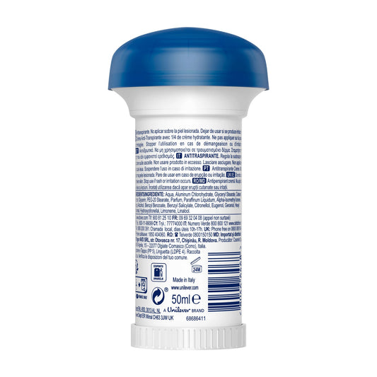 Dove Desodorante En Crema Seta 50ml