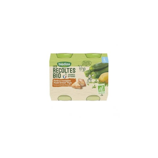 Bledina Rec Bio Courg/Poul 200Gx2
