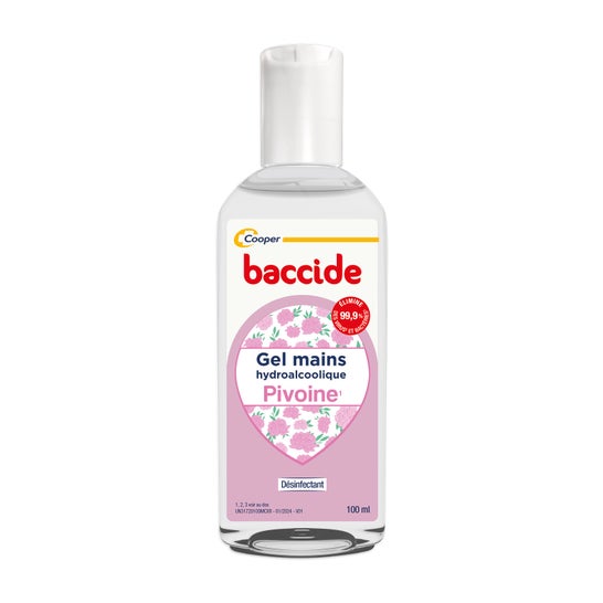 Baccide gel Mains Hydroalcoolique Pivoine 100 ml