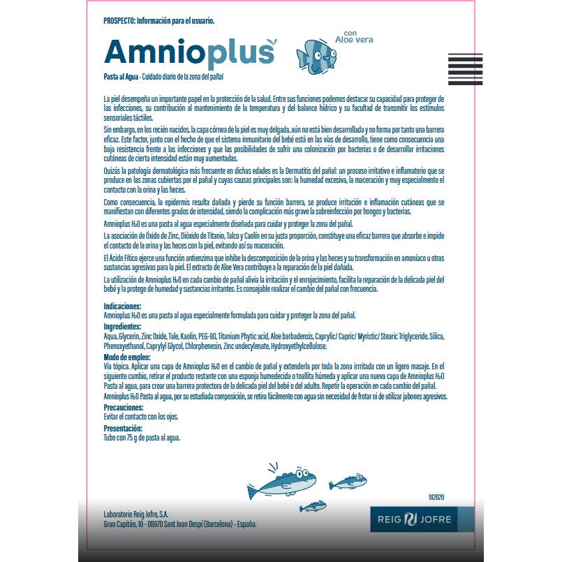 Reig Jofre Amnioplus H2O Pasta al Agua 75g