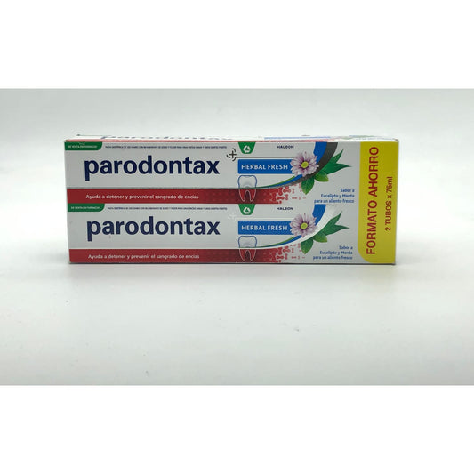Parodontax Herbal Fresh Sabor a Eucalipto y Menta 2x75ml