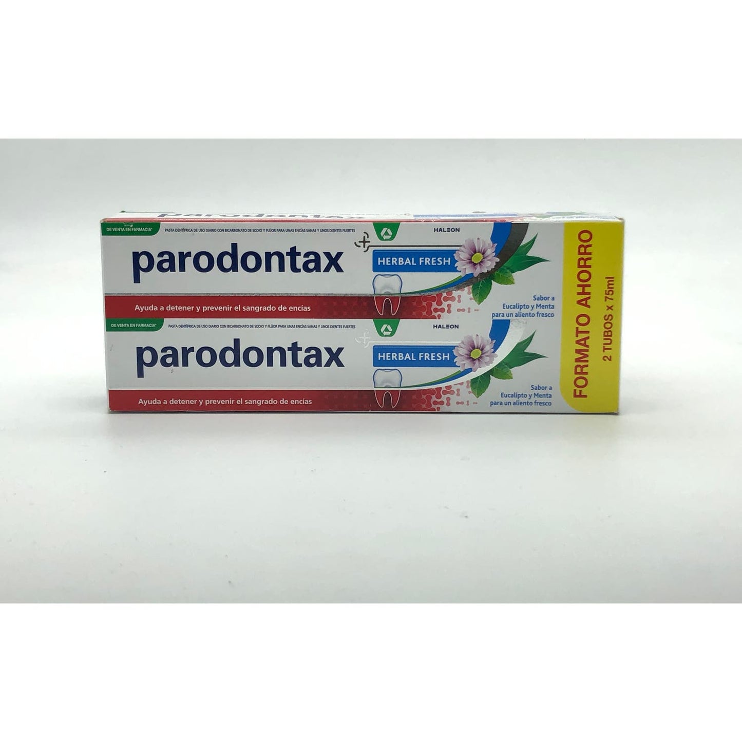 Parodontax Herbal Fresh Sabor a Eucalipto y Menta 2x75ml