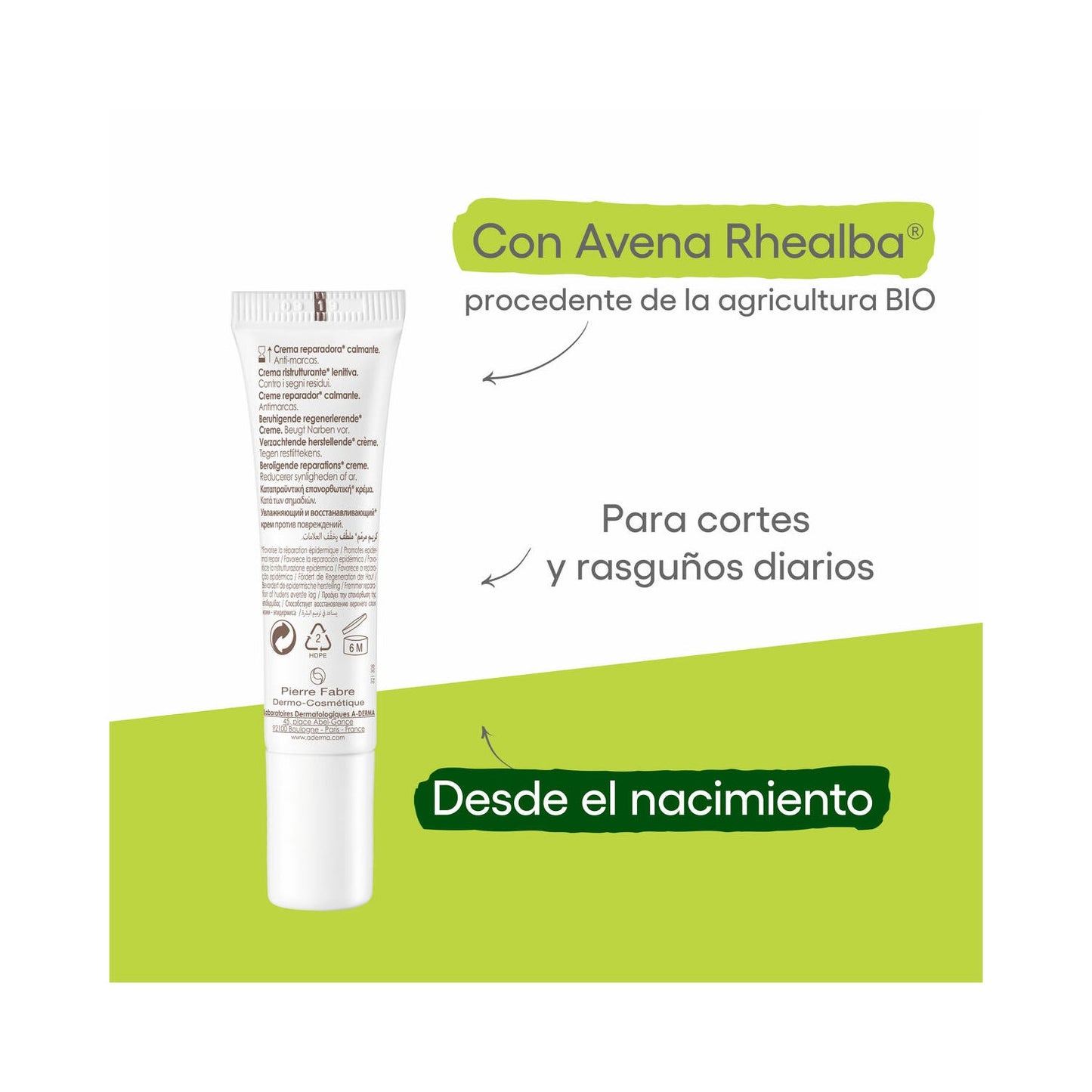 A-Derma Dermalibour+ CICA Crema Reparadora 15ml